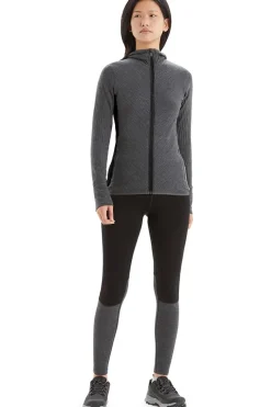 icebreaker Fleece Descender Ls Zip Hood