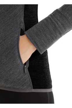 icebreaker Fleece Descender Ls Zip Hood