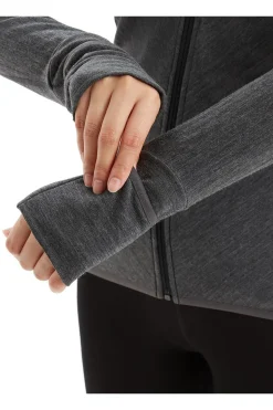icebreaker Fleece Descender Ls Zip Hood