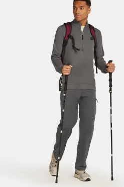 icebreaker Fleece M Mer 260 Waffle Knit Wander Ls Half Zip