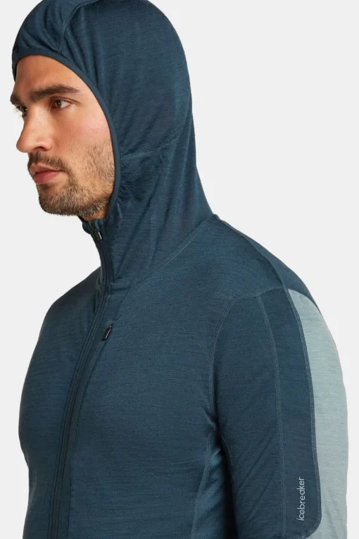 icebreaker Fleece M Mer 200 Realfleece Descender Ls Zip H