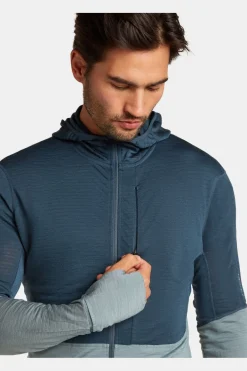 icebreaker Fleece M Mer 200 Realfleece Descender Ls Zip H