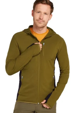 icebreaker Fleece Men Descender Ls Zip Hood