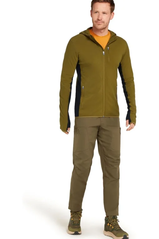 icebreaker Fleece Men Descender Ls Zip Hood