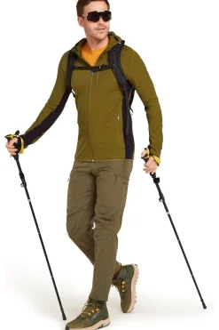 icebreaker Fleece Men Descender Ls Zip Hood