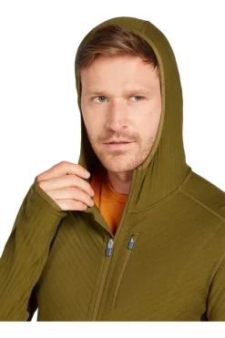 icebreaker Fleece Men Descender Ls Zip Hood