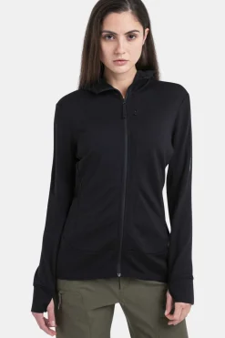 icebreaker Fleece W Mer 260 Quantum Iv Ls Zip Ho