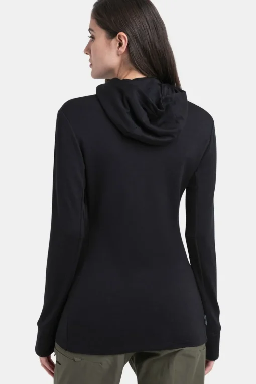 icebreaker Fleece W Mer 260 Quantum Iv Ls Zip Ho