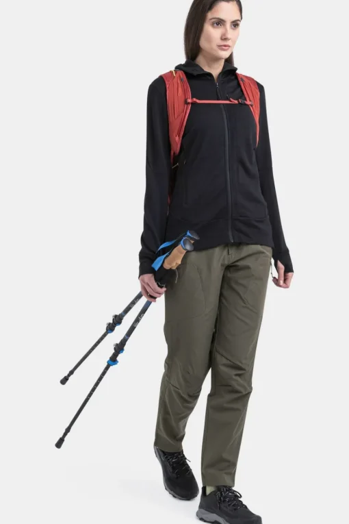 icebreaker Fleece W Mer 260 Quantum Iv Ls Zip Ho