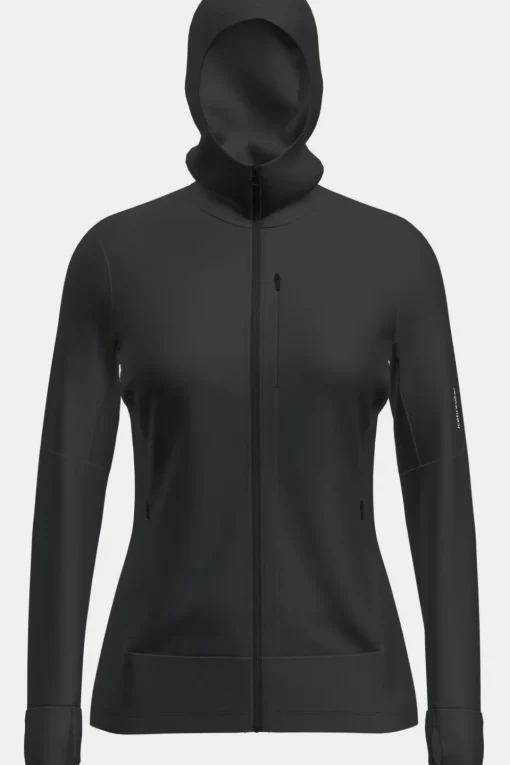 icebreaker Fleece W Mer 260 Quantum Iv Ls Zip Ho