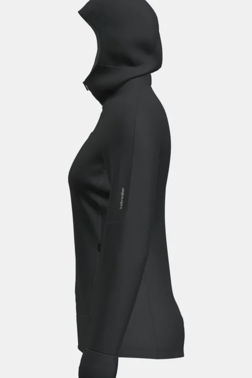 icebreaker Fleece W Mer 260 Quantum Iv Ls Zip Ho
