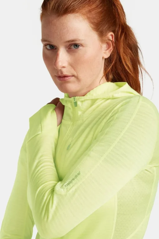 icebreaker Fleece W Mer 200 Realfleece Descender Ls Zip H
