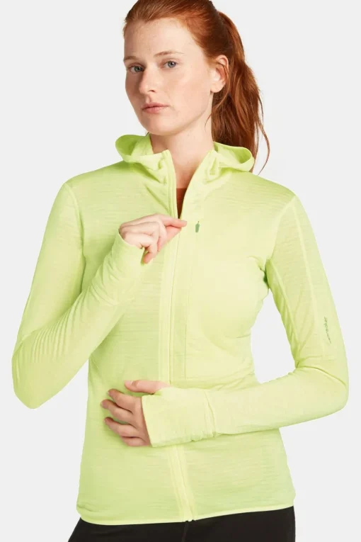 icebreaker Fleece W Mer 200 Realfleece Descender Ls Zip H