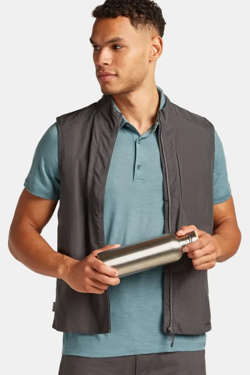 icebreaker Polo Men'S Merino 150 Tech Lite Iii Ss Polo