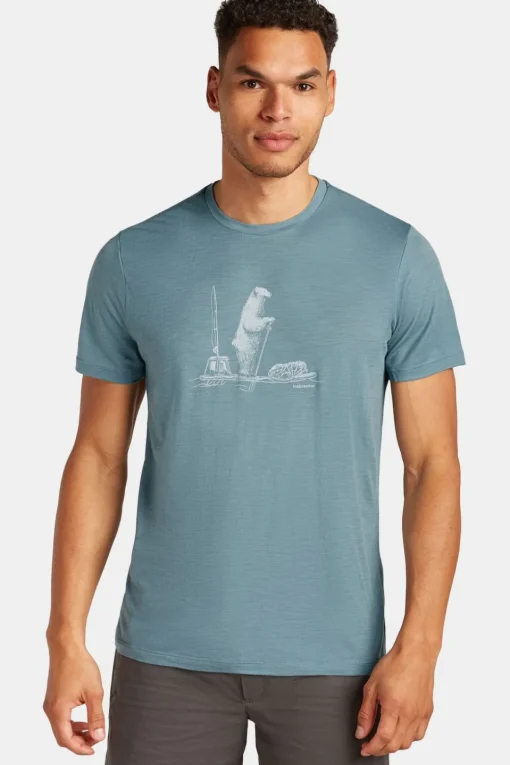 icebreaker T-Shirt M Mer 150 Tech Lite Ss T Pol Paddle
