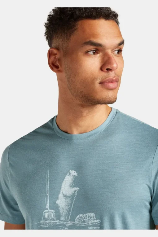 icebreaker T-Shirt M Mer 150 Tech Lite Ss T Pol Paddle