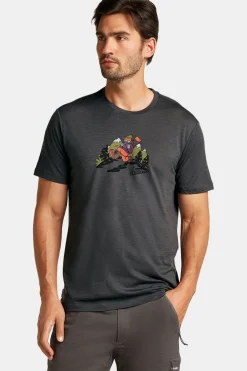 icebreaker T-Shirt M Mer 150 Tech Lite Ss Tee Catch Me Outs