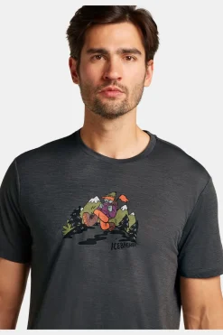 icebreaker T-Shirt M Mer 150 Tech Lite Ss Tee Catch Me Outs