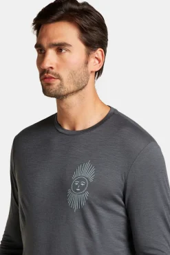 icebreaker T-Shirt M Mer 150 Tech Lite Ls Tee Ib Solar