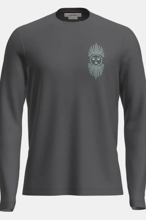 icebreaker T-Shirt M Mer 150 Tech Lite Ls Tee Ib Solar