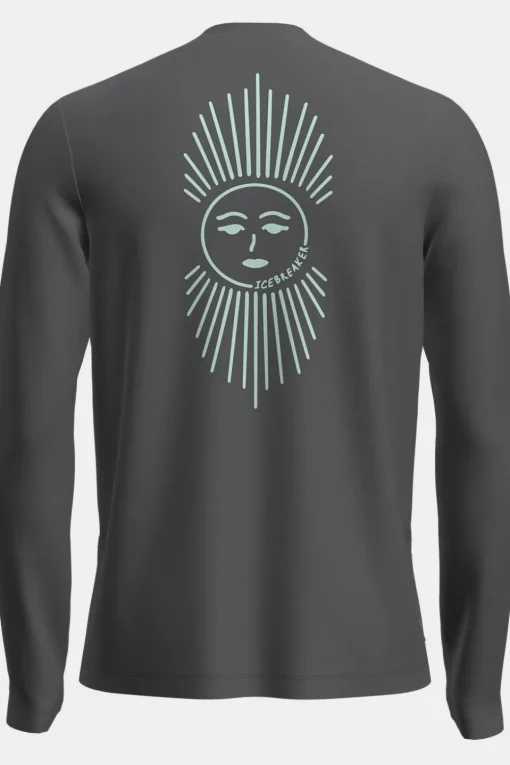 icebreaker T-Shirt M Mer 150 Tech Lite Ls Tee Ib Solar