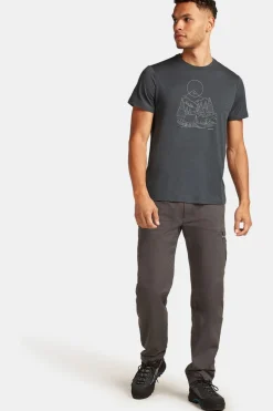 icebreaker T-shirt   Men's Merino 150 Tech Lite III Ss Tee Sunset Camp