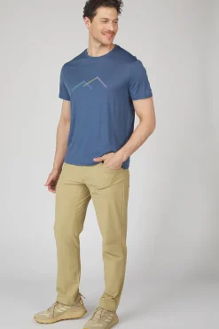icebreaker T-shirt  Men's Merino 150 Tech Lite III Ss Tee Peak Glow