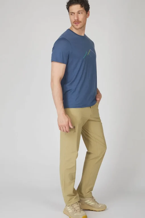 icebreaker T-shirt  Men's Merino 150 Tech Lite III Ss Tee Peak Glow