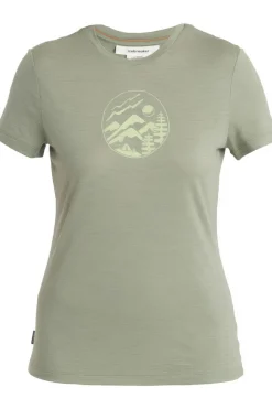 icebreaker T-Shirt Tech Lite III Ss Camping Circle