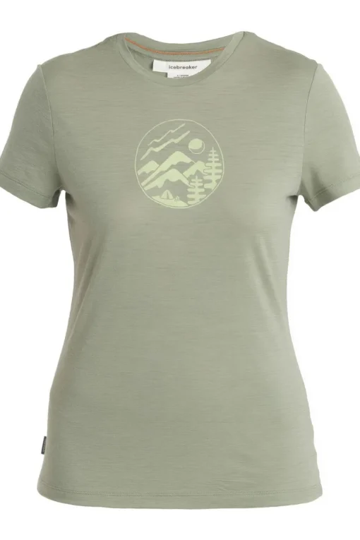 icebreaker T-Shirt Tech Lite III Ss Camping Circle