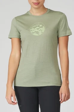 icebreaker T-Shirt Tech Lite III Ss Camping Circle