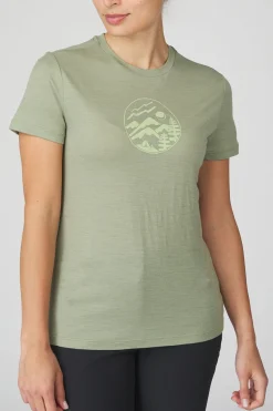 icebreaker T-Shirt Tech Lite III Ss Camping Circle