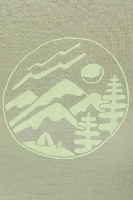 icebreaker T-Shirt Tech Lite III Ss Camping Circle
