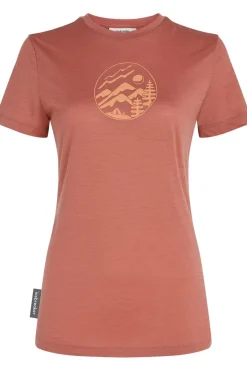 icebreaker T-Shirt Tech Lite III Ss Camping Circle