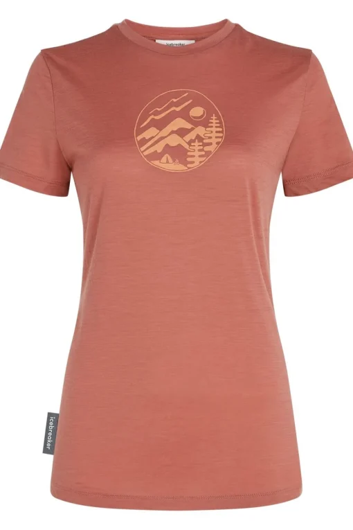 icebreaker T-Shirt Tech Lite III Ss Camping Circle