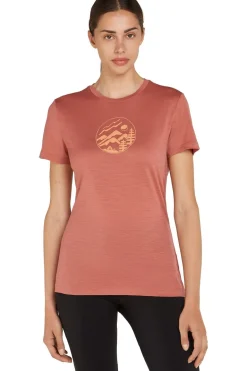 icebreaker T-Shirt Tech Lite III Ss Camping Circle