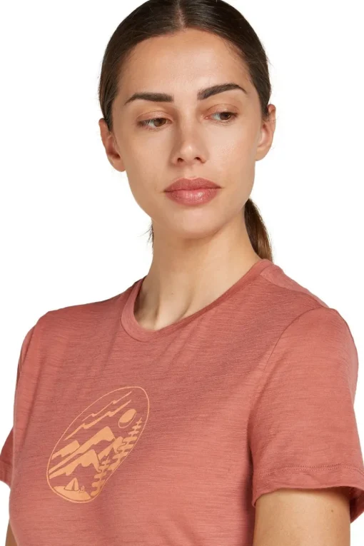 icebreaker T-Shirt Tech Lite III Ss Camping Circle