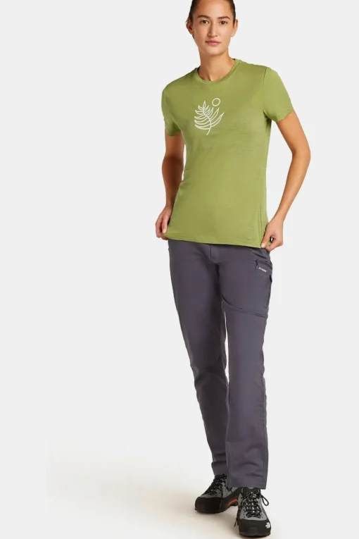 icebreaker T-Shirt W Mer 150 Tech Lite Ss Tee Fresh Fern