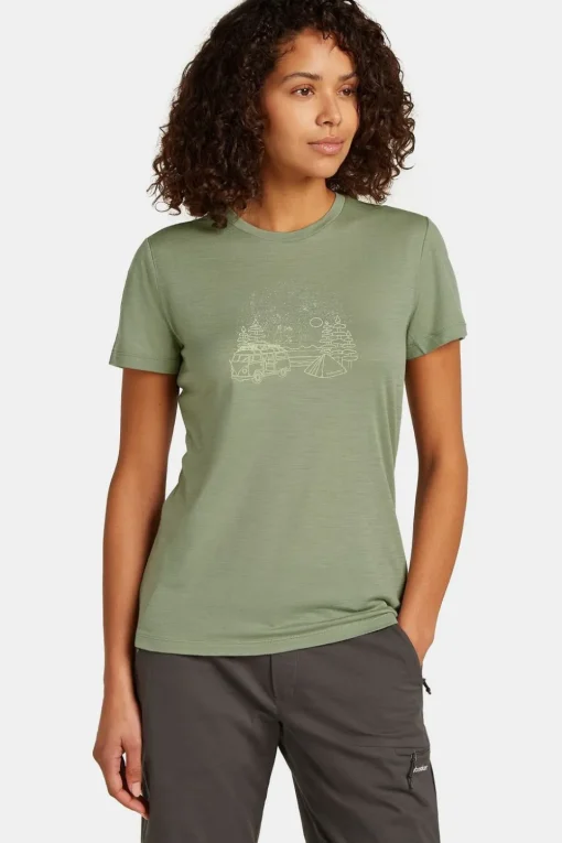 icebreaker T-Shirt W Mer 150 Tech Lite Ss Tee Van Camp