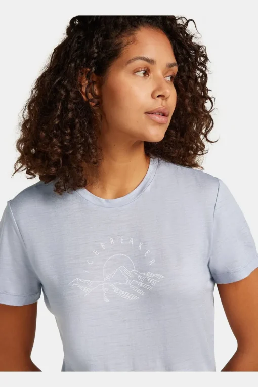 icebreaker T-Shirt W Mer 150 Tech Lite Ss Tee Sunrise Sumit