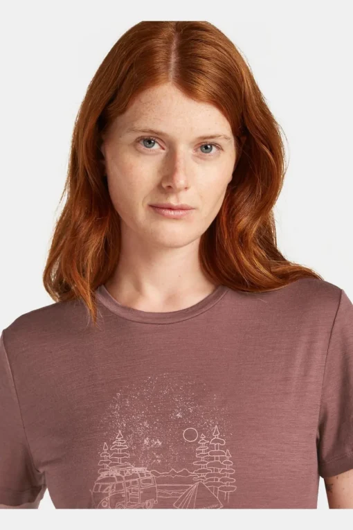 icebreaker T-Shirt W Mer 150 Tech Lite Ss Tee Van Camp