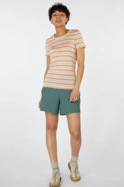 icebreaker W Wave Ss Tee Stripe