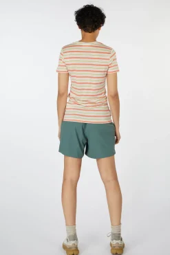 icebreaker W Wave Ss Tee Stripe