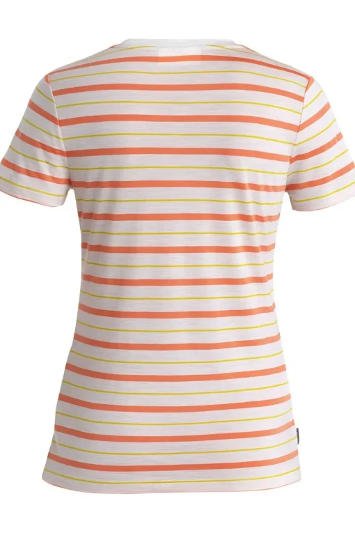 icebreaker W Wave Ss Tee Stripe