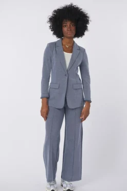 Ichi Blazer Kate Pique Long Bl