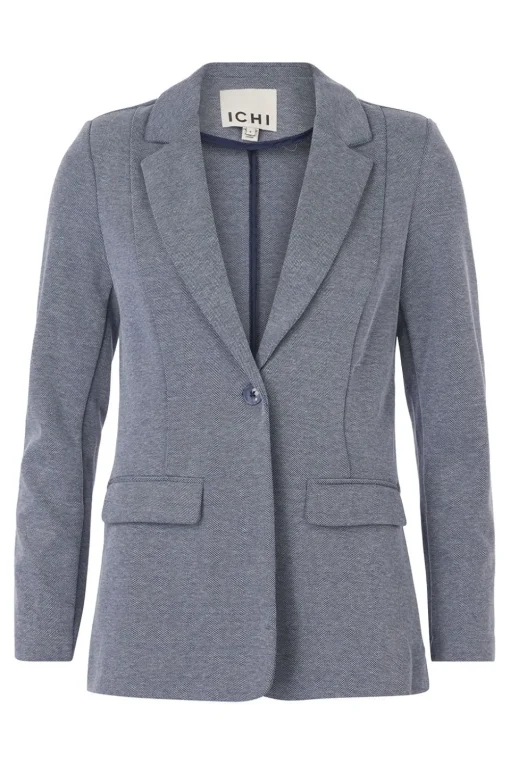 Ichi Blazer Kate Pique Long Bl