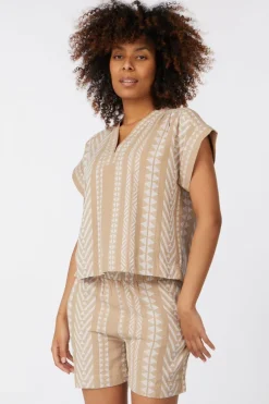 Ichi Blouse Waldina Ss