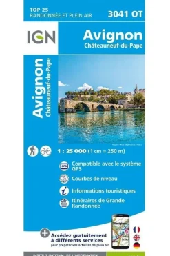 IGN Avignon / Châteauneuf-du-Pape gps