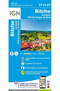 IGN Bitche / Dambach / PNR des Vosges du Nord