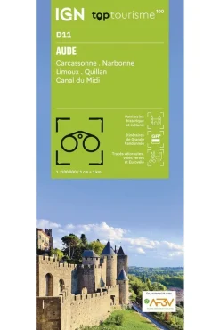 IGN Boek Aude - Carcassonne Narbonne Limoux Quillan Canal Du Midi